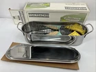 Rsvp Stainless Steel Fish Poacher 18 Inch W/ Poaching Crib & Detached Handles Used. Price: $29.95.