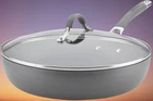Circulon Radiance 12IN Hard Anodized Deep Nonstick Fry Pan W/lid Gray New. Price: $63.78.