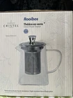 Cristel France Rooibos Glass Infuser Teapot 1.2-LITER Capacity New. Price: $99.00.