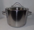 Calphalon Contemporary Stainless Steel 8QT Stock Pot With Lid Used. Price: $39.99.