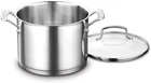 6-QUART. Stockpot W/cover, Stainless Steel New. Price: $113.17.