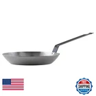 Winco 10-3/8 French Style Fry Pan Polished Carbon Steel Spain CSFP-11 New. Price: $60.75.