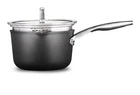 Calphalon 3.5 Quart Nonstick Saucepan With Lid, Black A0 Damaged Box! New. Price: $70.00.
