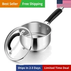 1 Quart Sauce Pan With Lid, Stainless Steel Tri-ply Clad Small Cooking Pot New. Price: $28.43.