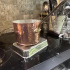 Mauviel France Hammered Copper Pot Saucepan Handcrafted French Cookware Used. Price: $250.00.