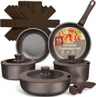 Bakken- Swiss Kitchen Cookware Set Nonstick Granite Coating, Pots And Pans Wit New. Price: $132.98.