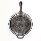 Lodge Wildlife SERIES-10.25" Cast Iron Skillet With Deer Scene, 10.25", Black New. Price: $44.98.