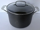 Cuisinart 8 Quart Stock Pot With Glass Lid Non-stick 6.5 High 10 Across 666-24 Used. Price: $20.00.