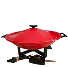 Mcm 70S West Bend Electric Wok Red Vintage 5109 1000W Non-stick 14 Inch Lid Usa Used. Price: $54.95.