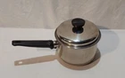 Vtg Revere Ware 1801 Patriot 2 Quart Pot W/ Lid And 11" Skillet Used. Price: $19.95.