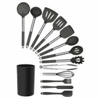 Megachef Gray 14 Piece Silicone And Stainless Steel Cooking Utensils New. Price: $44.66.