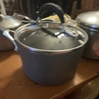 Circulon Total 2 Qt Nonstick Saucepan W/ Glass Lid, Long Handle Gray/black Used. Price: $19.99.