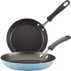 Farberware Frying Pan Diamondmax Nonstick 8.25" And 10" Set, Aqua New. Price: $53.37.