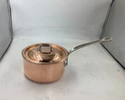 Mauviel 6S 6-PLY Polished Copper & Stainless Steel Sauce Pan, 1.8-QT New. Price: $216.97.