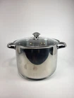 8 Qt. Stock Pot W/glass Lid Ecolution Pure Intentions Used. Price: $22.97.