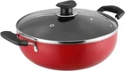 Vinod Zest Non-stick Deep Kadai With Glass Lid- 18 Cm /7 Inch Diameter New. Price: $48.25.