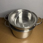 Tools Of The Trade Stainless Steel 8QT Stockpot Steamer Pasta Insert Missing Lid New. Price: $40.00.