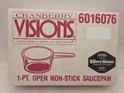 Visions Corning Ware Cranberry Pt. Non-stick Saucepan #6016076 Brand New. Price: $19.99.