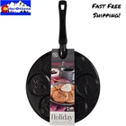 Nordic Ware Holiday Pancake 10.5" Non-stick Cast Aluminum Griddle 7 Designs New. Price: $27.87.