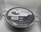 Iko 11 Inch Nonstick Grill Pan With Lid, Round Sapphire Diamond New. Price: $44.99.