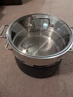 All-clad HA1 Nonstick Stockpot With Glass Lid And Steamer 8 Quart New. Price: $172.99.