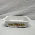Corningware L'echalote MC-1 Qt White Square Casserole Dish Oven-safe Used. Price: $12.75.