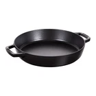 Staub Cast Iron Double Handle Fry Pan Matte 13-INCH, Black New. Price: $381.63.