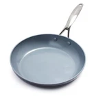 12 Inch Gray Nonstick Frying Ceramic Safe Induction Compatible Greenpan New. Price: $114.90.