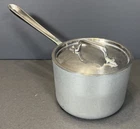 All-clad Metal Crafters Master Chef MC2 Two Qt Sauce Pan Cook Pot With Lid Used. Price: $69.90.