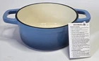 Smith & Clark Ironworks Dutch Oven Blue Denim- Enameled Cast 1 Quart New. Price: $9.99.