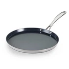 Tramontina Utsava 11-INCH Tri-ply Clad Stainless Steel Ceramic-coated Dosa Tawa, New. Price: $54.71.