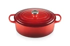 Iron Cast Dutch Oven 6.75 Qt Oval Cerise Creuset Enameled Signature New. Price: $720.99.