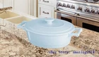 Kitchenaid 4QT Cast Iron Casserole Cookware Glacier Blue KCTI40CRGB Brand New!. Price: $68.00.