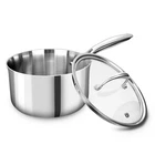 Keawell K3 Premium 3-QUART Tri-ply Stainless Steel Saucepan Quarts, 3-QT New. Price: $94.99.