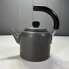 Calphalon Metal Tea Pot Kettle Made Ireland Anodized 2 Qt Celtic Finial Look Used. Price: $35.88.