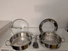 Nuwave Cookware Set Steamer & Fondue 12 Pc #32003A New Open Box 3.5QT. Price: $25.00.