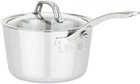 3.4 Quart Stainless Steel Saucepan With Glass Lid - Dishwasher & Oven Safe New. Price: $198.99.