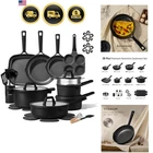 Cookware Set Nonstick Pots And Pans Kitchen Induction Granite 28PCS New. Price: $298.32.