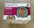 Instant Pot 2-TIER Stainless Steel Mesh Steamer Basket Set, 6 & 8 Qt New. Price: $18.99.