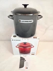 Le Creuset 8 Quart Covered Stockpot Oyster Enamel On Steel- Free Shipping Used. Price: $89.98.