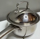 Belgique Stainless Steel Tools Of The Trade Sauce Pan Qt 10939 W/lid Used. Price: $24.99.