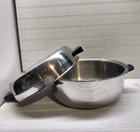 Cordon Bleu 7 Qt Stockpot Pressure Bonded Stainless Steel Dutch Oven Dome Lid Used. Price: $148.97.