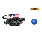 Tramontina Utsava Pre-seasoned Cast Iron Appam Pan 12-HOLE Appe Lid For New. Price: $59.13.