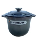 Le Creuset Cocotte Every Rice Pot 18CM Flint Oyster Silver Knob Enamel Cast Iron New. Price: $298.88.