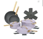 Beautiful 12PCS Ceramic Non-stick Cookware Set, Pots And Pans By Drew Barrymore New. Price: $179.95.