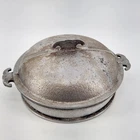 Vintage Guardian Service Hammered Aluminum Round Roaster Pan With Domed Lid 9.5" Used. Price: $21.99.