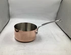 Mauviel M'heritage 150 Polished Copper & Stainless Steel Sauce Pan. 1.8-QT. New. Price: $254.95.