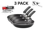 Farberware Easy Clean 8 Inch Nonstick Frying Pan Skillet Pack Of 3 New. Price: $22.00.