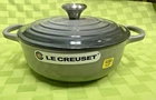 Le Creuset Signature Sauteuse Dutch Oven 3.5QT, 24CM Oyster Flint Grey, New Read. Price: $229.99.