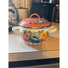 The Pioneer Woman Sweet Romance Enamel Steel Mini Dutch Oven With Lid. Unspecified. Price: $20.00.